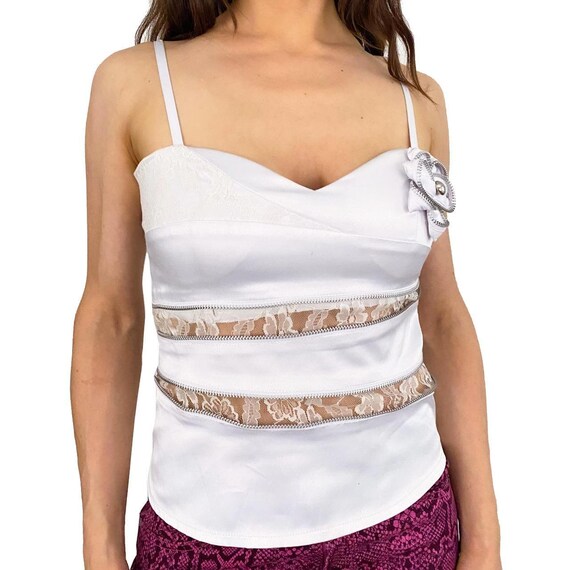 Sugar N Spice Satin and Lace Tank Top - image 5