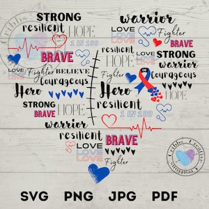CHD Heart Warrior Congenital Heart Defect, CHD Awareness 1 in 100, Strong Warrior Heart Design | Gift | Svg Png Cricut Design Sublimation