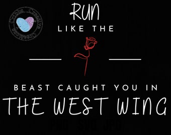 RunDisney Wine and Dine 2023 SVG | Beauty and the Beast, Rose (Digital File)