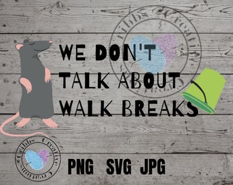 Wine and Dine RunDisney SVG | Encanto Bruno, Walk Breaks (Digital File)