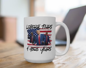 Liberal Tears Trump Coffee Mug, 2024 Election Gift