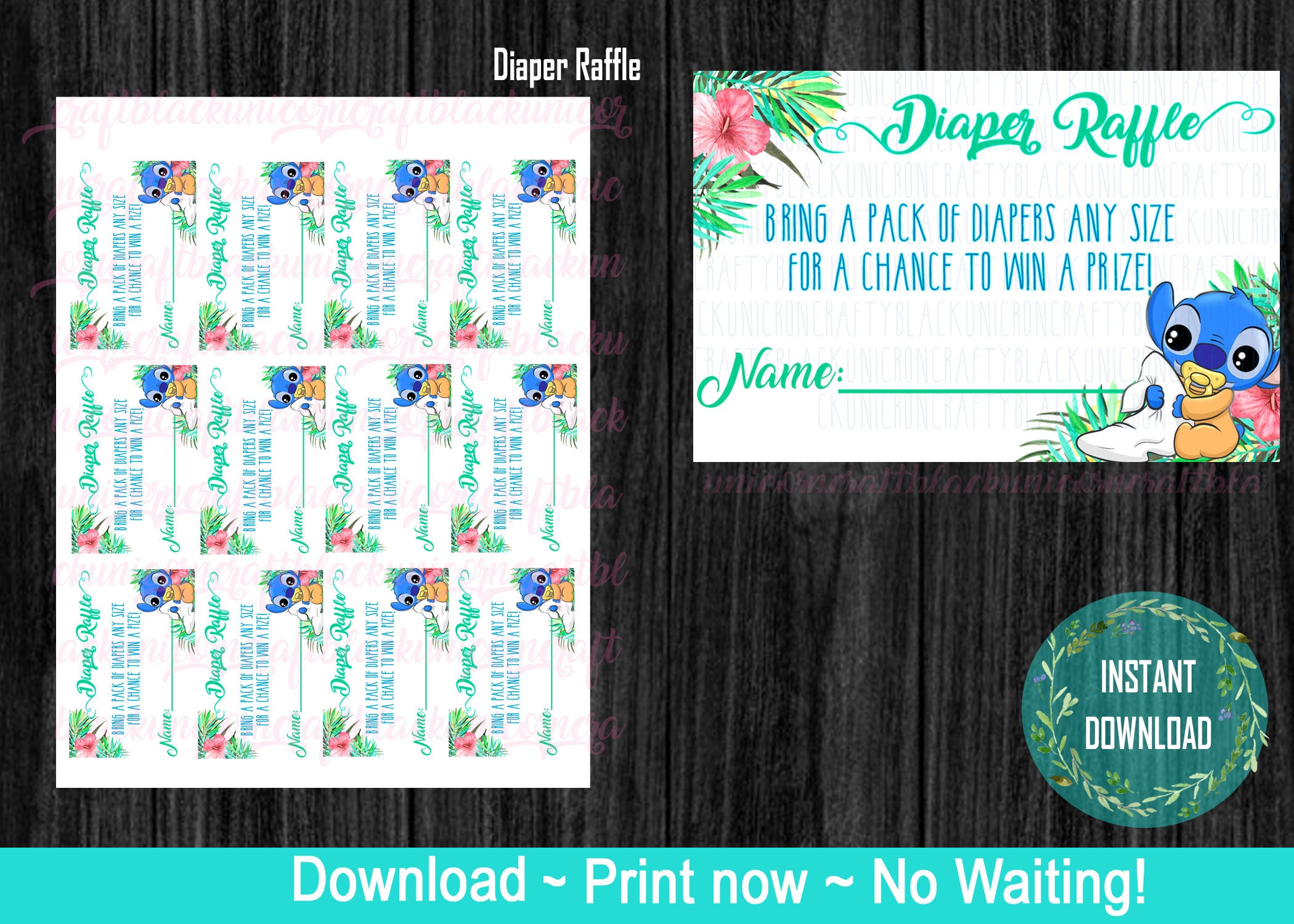 Lilo and Stitch Baby Shower Stitch Baby Shower Lilo and Etsy Sweden