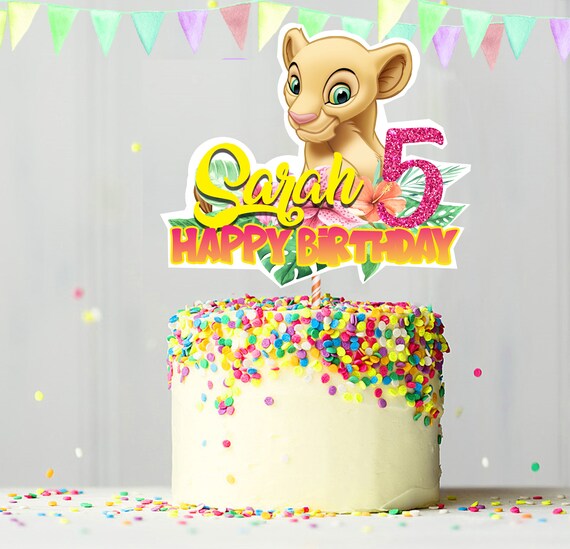 Nala Lion King Lion Birthday Printable Digital File Cake Etsy Denmark