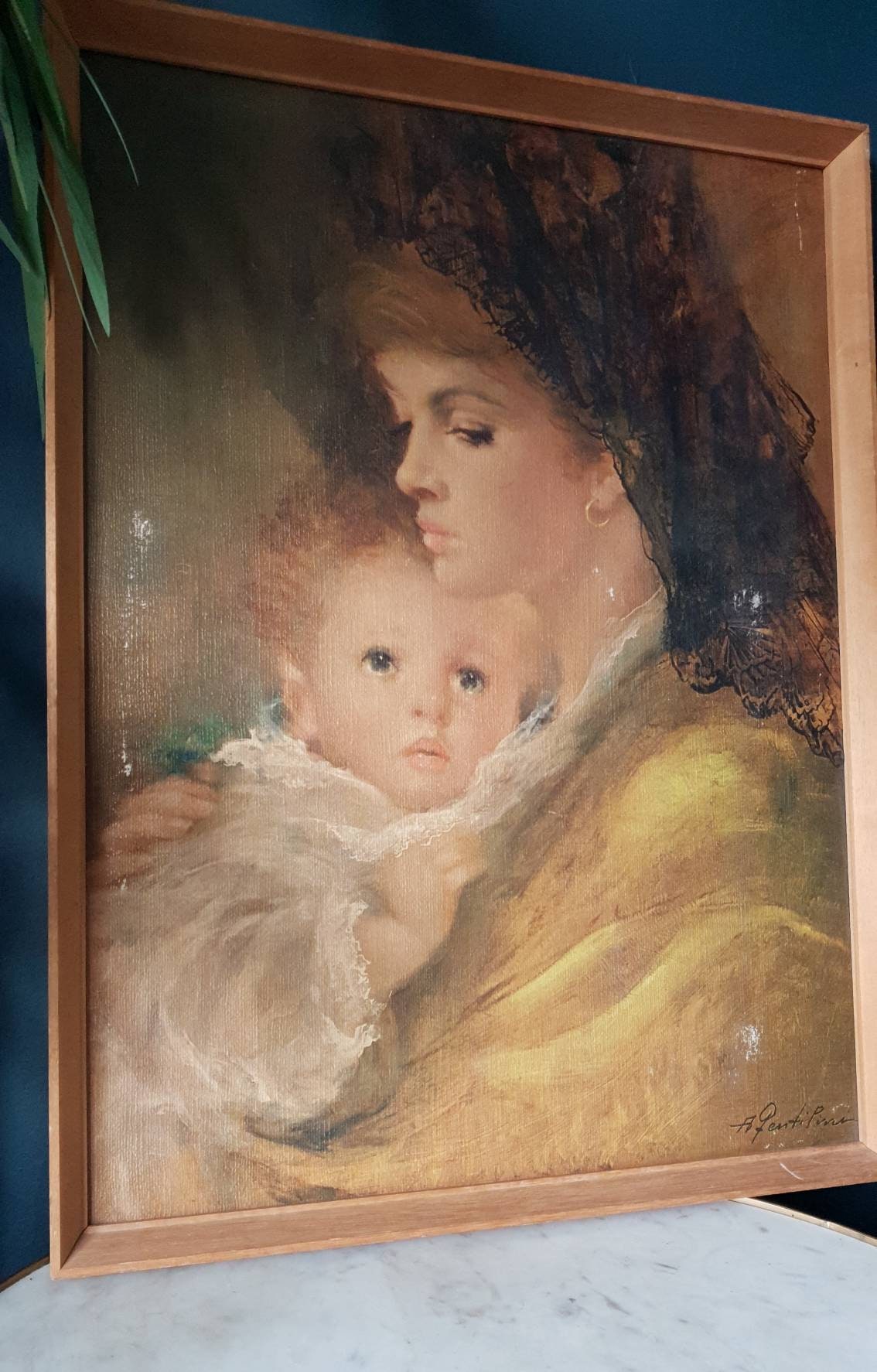 60's Framed Print 'mother Love' by Gentilini/ A. Fenti Pini Mother 60's Framed Print 'mother Love' by Gentilini/ A. Fenti Pini Mother
