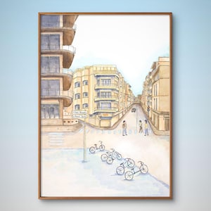 Sitges, Spain | Sitges Paint | Spain Art Paint | Europe
