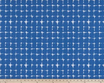 Neptune Admiral, Blue Outdoor Polyester Fabric Remnant 30X54 inches