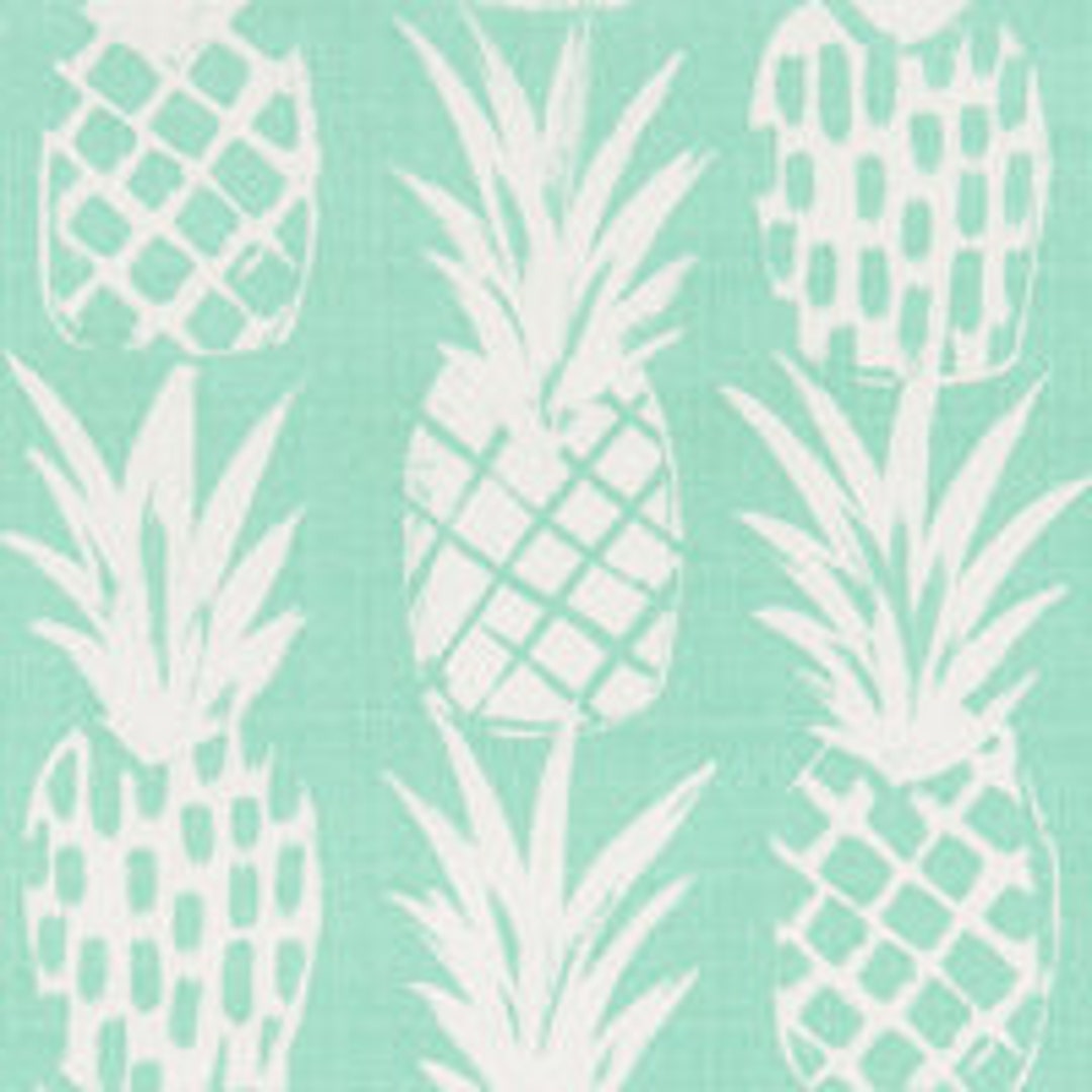 Pineapple Outdoor Fabric Surfside Lux Polyester Pineapple Etsy