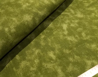 Green Cotton Fabric by the half yard