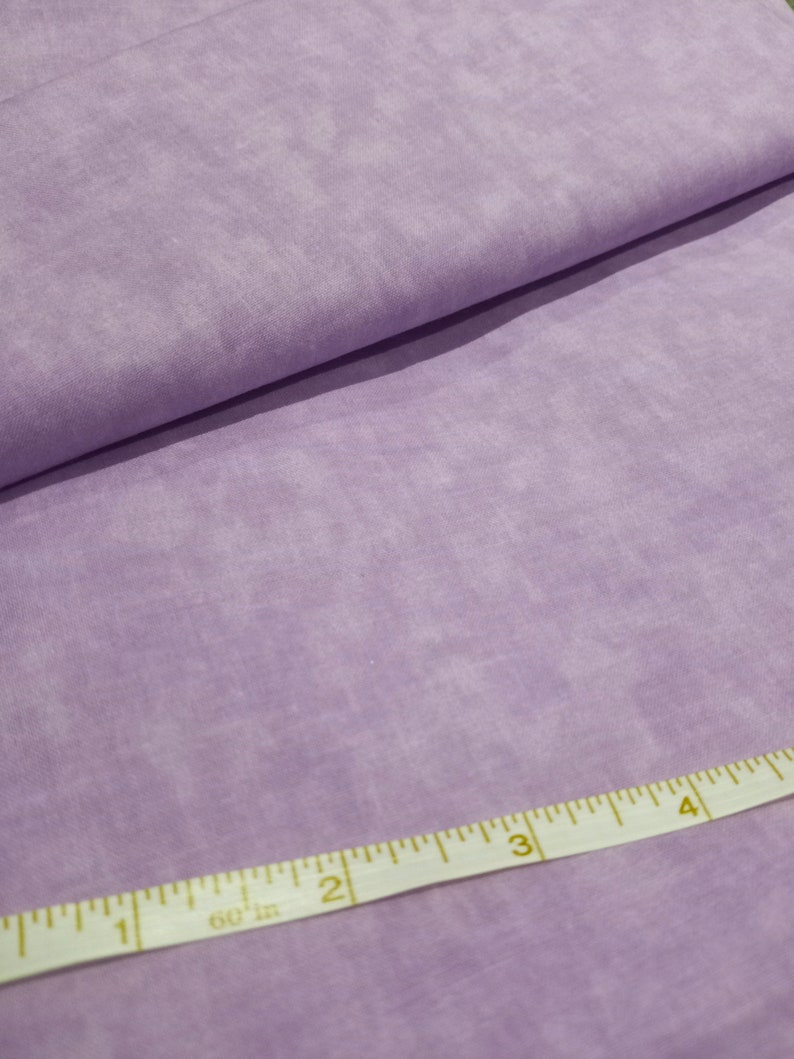 Lavender Cotton Fabric by the half yard image 1