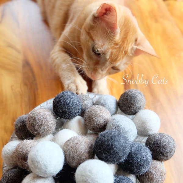 Natural Cat Toy Ball Etsy