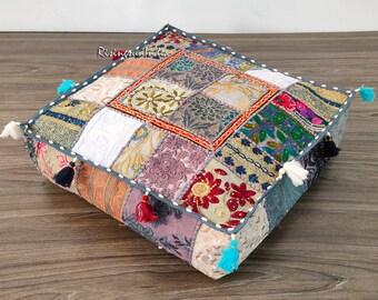 Indian Patchwork Cushion Cover - Etsy