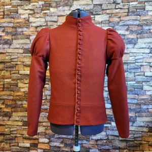 Late Medieval doublet with puffed sleeves