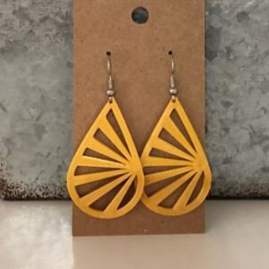 Custom 3D Printed Fashion Earrings Dangle - FD-26