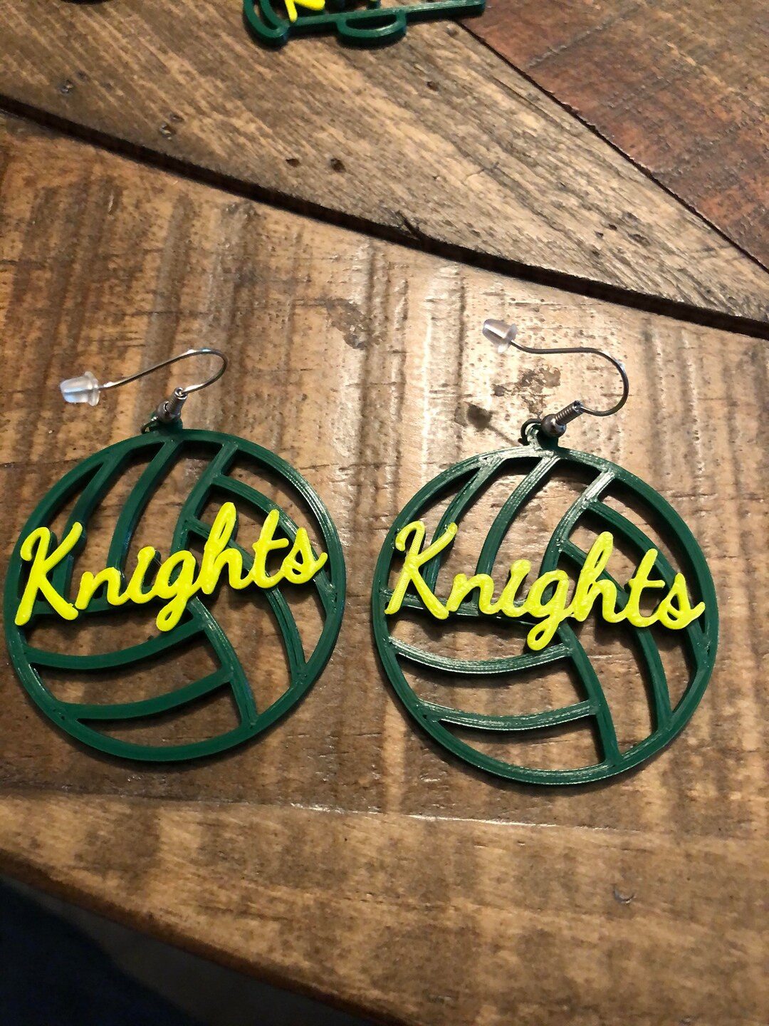 Volleyball Earrings Add Your Favorite Player/team Name and Number