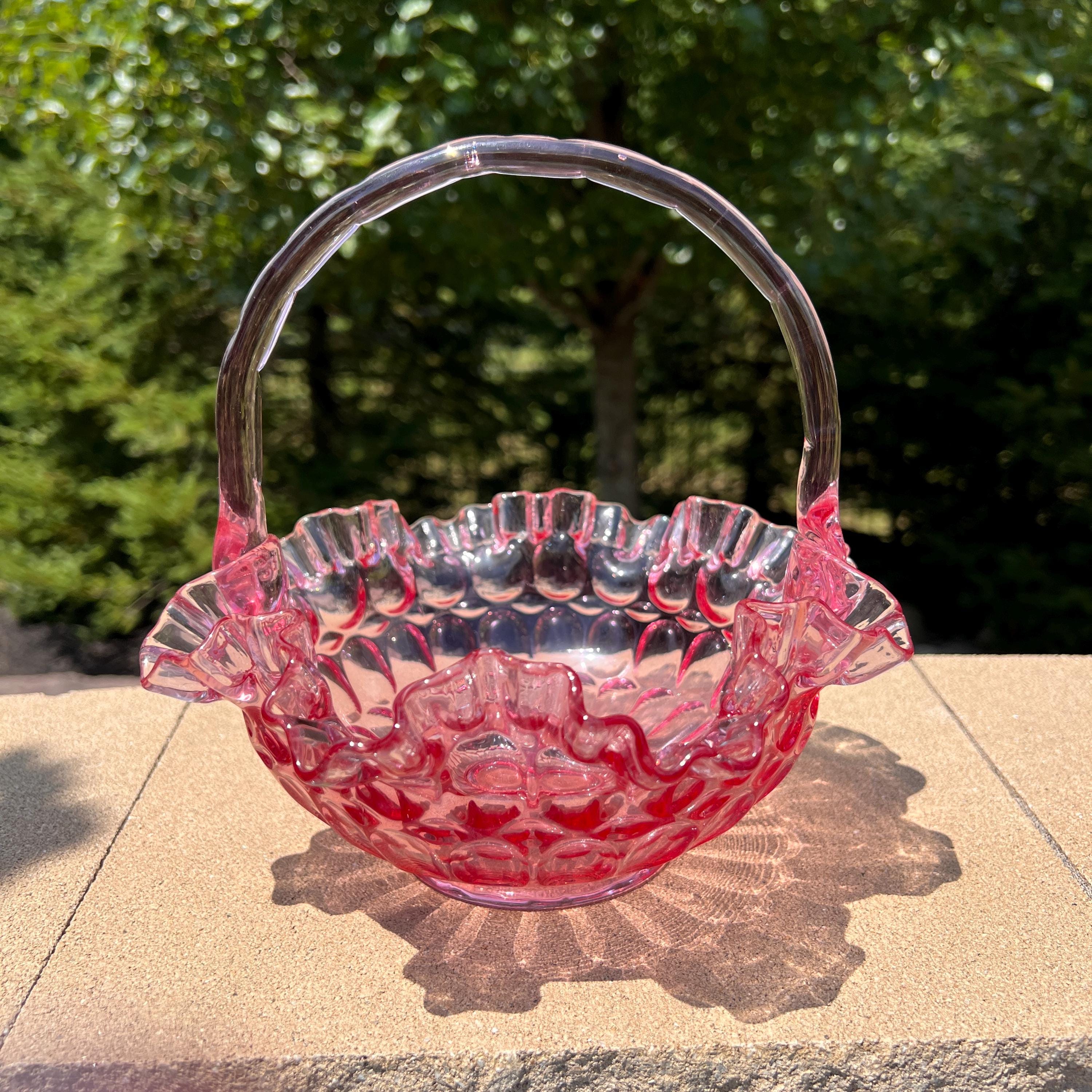 Fenton Pink Ruffle - Etsy