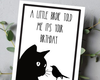 Crazy Cat Lover Birthday Card, Funny Cat Card, Cat Lover Birthday Card,  Pet Lover Birthday Card, Cat lady birthday card