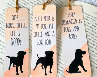 Bookmark for Dog Lovers, Dog Bookmark, Cute Bookmark for Dog Lovers , Dog Mom Bookmark, Gifts for readers, Bookworms, Book lovers,