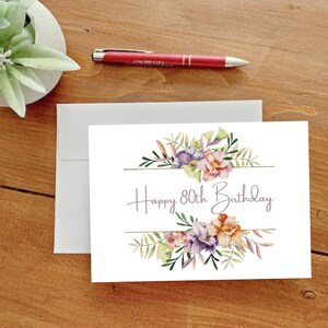 Sottobicchiere Lucido Happy 80th Birthday Grandma – MDF Resistente, 9x9 Cm, Regalo Per Nonna