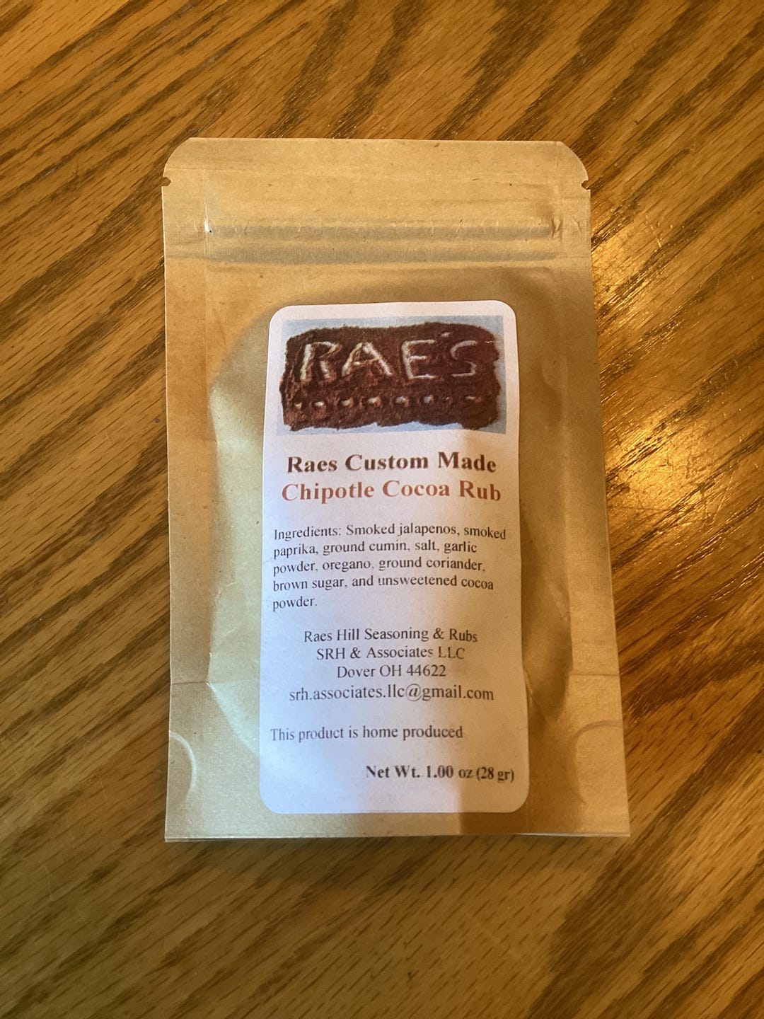 Coco Rae Canada Rae’s Chipotle Cocoa Rub; 1 Ounce (net) in Standup Resealable Packet ...
