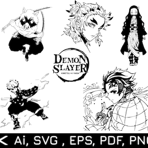 Anime bundle SVG | Manga bundle Svg | Cartoon packs SVG | Anime and manga png | Anime digital download | Demon Anime Demon SVG | Fanmade png