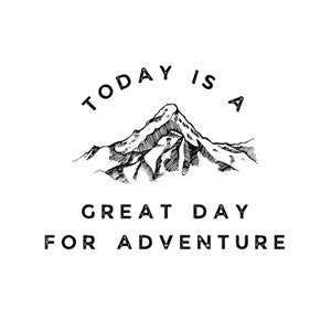 Adventure Awaits Mountain SVG: Camping & Hiking Shirt Design (Digital Download)