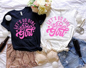 Let's Go meisjes shirt, western meisje vrijgezellenfeest, Nashville bruid cadeau, vrijgezellenfeest shirts, rodeo vrijgezellen shirts, huwelijksfeest