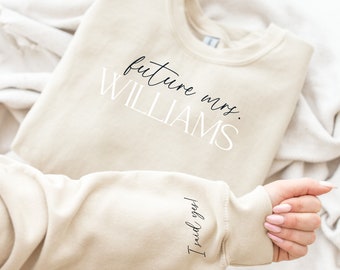 Engagement gift, future mrs sweatshirt, new mrs sweatshirt, bride to be gift, custom bridal gift, bride t-shirt, future mrs tee, future mrs