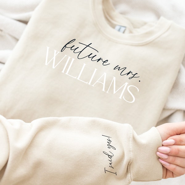 Engagement gift, future mrs sweatshirt, new mrs sweatshirt, bride to be gift, custom bridal gift, bride t-shirt, future mrs tee, future mrs