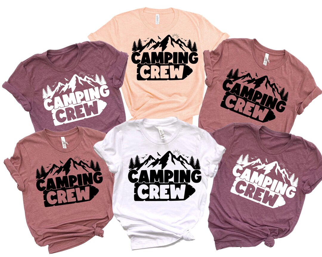 Camping Crew Shirt, Camp Squad, Custom Camping Shirt, Camp Crew Shirt