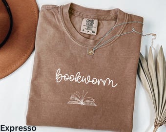 Camiseta de ratón de biblioteca Comfort Colors®, camiseta para amantes de los libros, atuendo para amantes de los libros, ropa para clubes de lectura, camiseta para amantes de los libros, camiseta para profesores de lectura, regalo para bibliotecarios