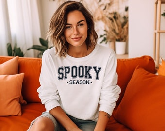 Spooky Season Shirt, Spooky T-Shirt, Halloween T-Shirt, Halloween Party Shirt, Ghost Shirt, Ghouls T-Shirt, Spooky Season Sweatshirt, Boo Cr