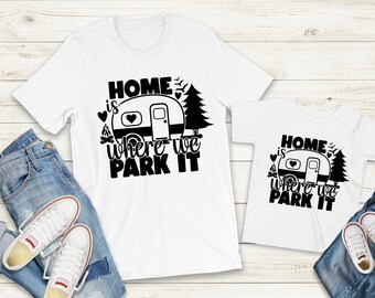 Camisa de camping, viaje por carretera, camisa de amor de la naturaleza, camisa de aventura, camisa al aire libre, camisa de exploración, camisa de naturaleza, camisas de regalo, vacaciones familiares