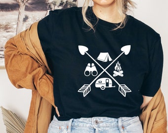 Camping Tshirt, Camping T Shirt, Road Trip Tshirt, RV Life, Hiking Gift, Adventure Camping Tshirt, Nature Lover Gift, Adventure Shirt, Gift