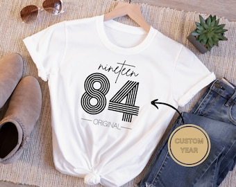 40th birthday shirt, Vintage 1984 shirt, Forty AF Shirt, Hello Forty shirt, Hello 40 Shirt, Birthday Gift For Her, 40th birthday ideas, Gift