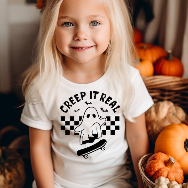 Retro Vintage Halloween shirt, Creep it Real Hoodie, Vintage Ghost Halloween Shirt, Witch Shirt, Retro Fall Shirt, Halloween Sweatshirt