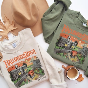 Halloweentown Est 1998 Sweatshirt, Halloweentown University, Retro Halloweentown Sweatshirt, Fall Sweatshirt, Vintage Halloween Sweatshirt