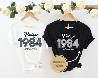 40th birthday shirt, Vintage 1984 shirt, Forty AF Shirt, Hello Forty shirt, Hello 40 Shirt, Birthday Gift For Her, 40th birthday ideas, Gift