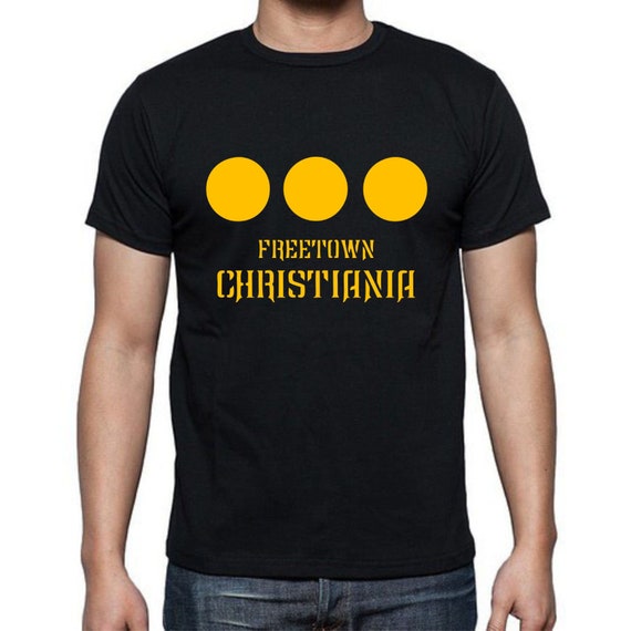 Freetown Christiania Three Tee T-shirt Denmark Anarchy