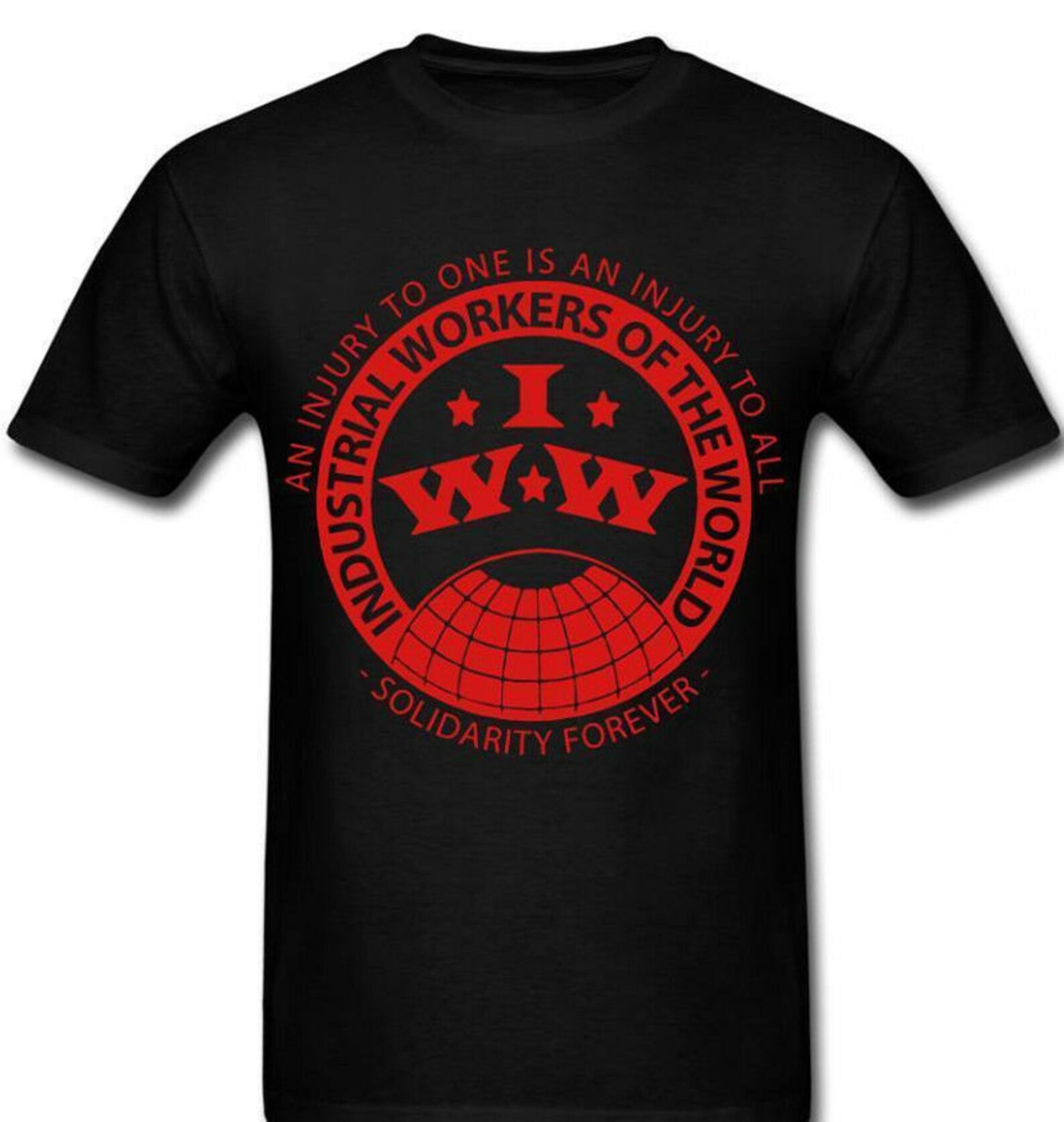 IWW Industrial Workers Union T shirt Tee Protest Injury to one Etsy