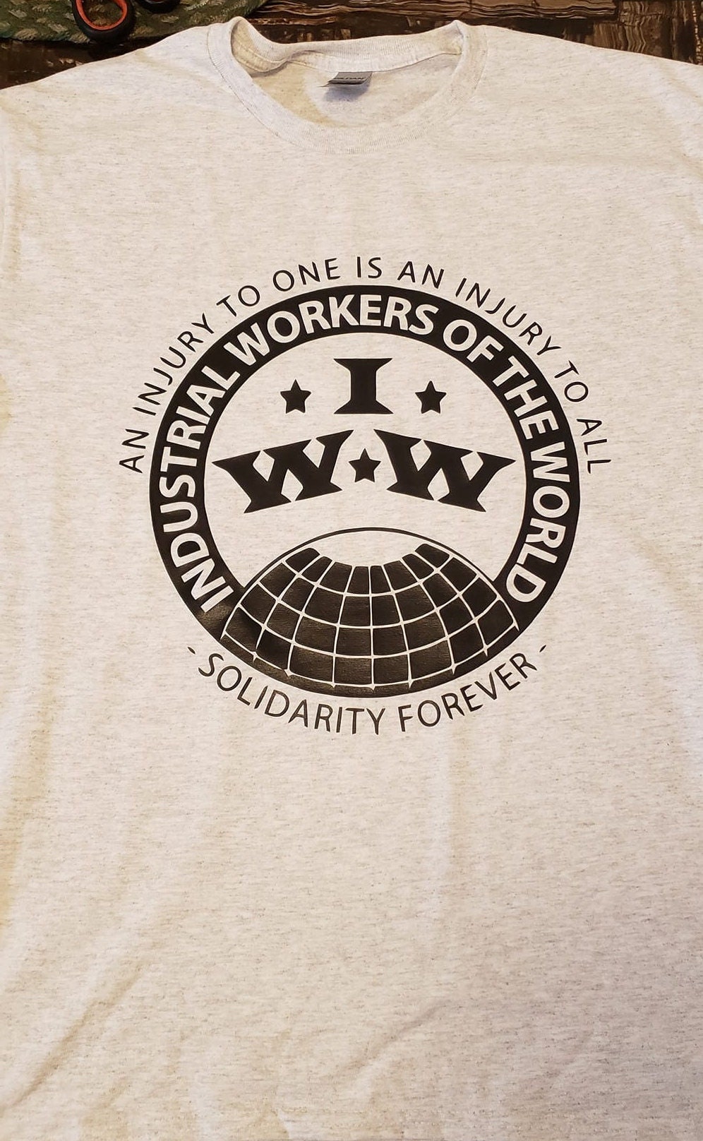IWW Industrial Workers Union T Shirt Tee Protest Injury to One Etsy UK