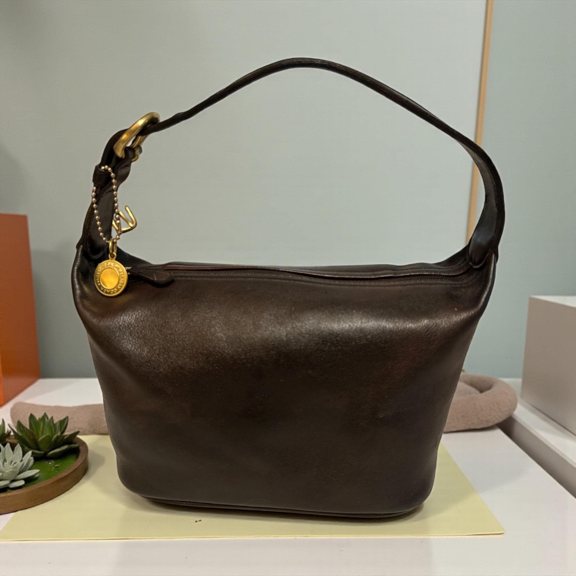 バッグ Coach Soho Hobo Suede Leather Shoulder Coach soho suede hobo - Gem