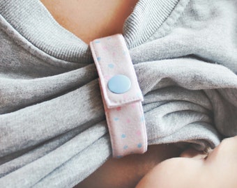 STILLCLIP by HENIMO STILLCLIPZ // Breastfeeding accessory // Breastfeeding aid // Breastfeeding clip // Amning clip // Pink drops