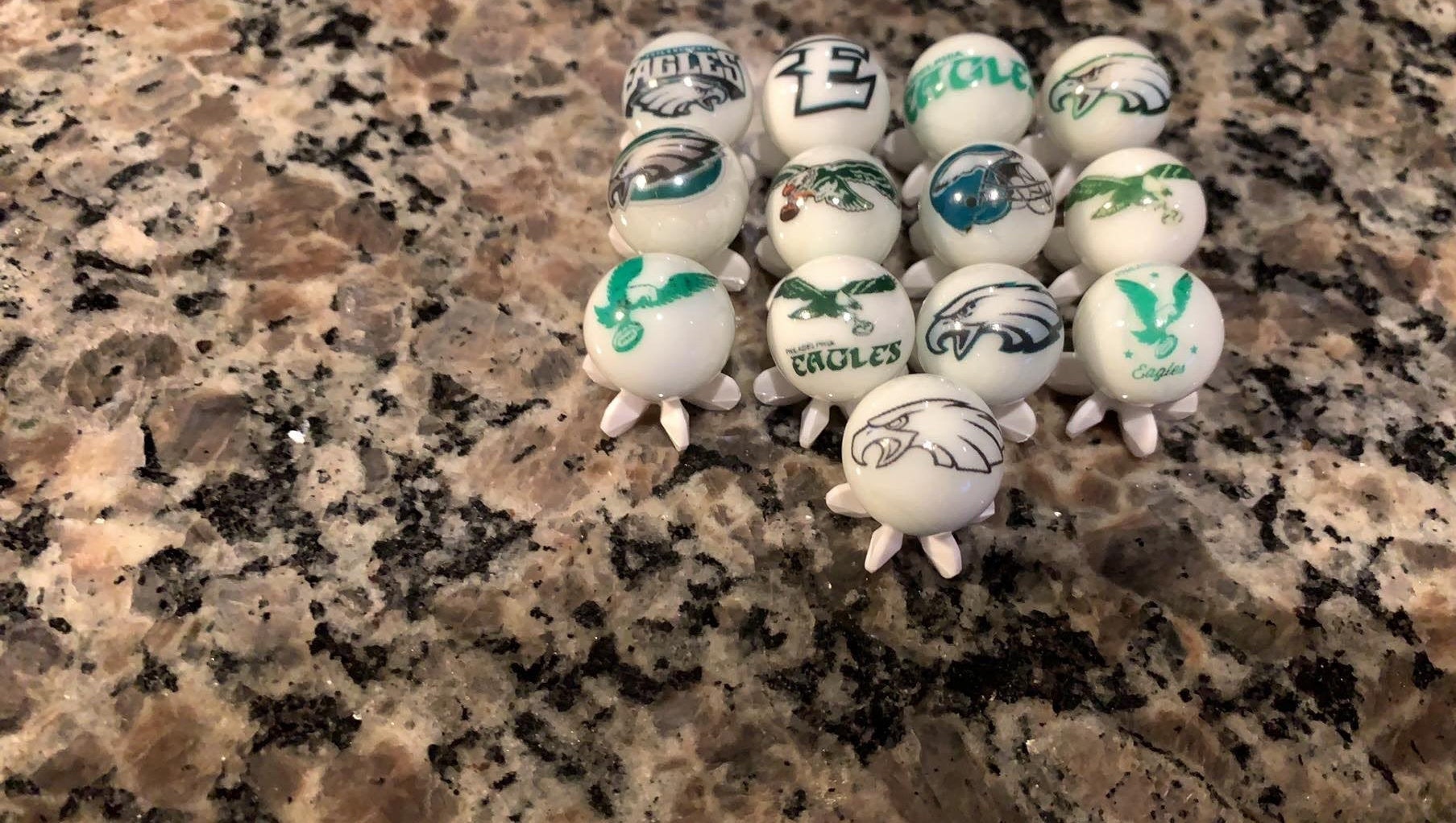 Philadelphia Eagles NFL Football 5/8 size16mm marbles Etsy