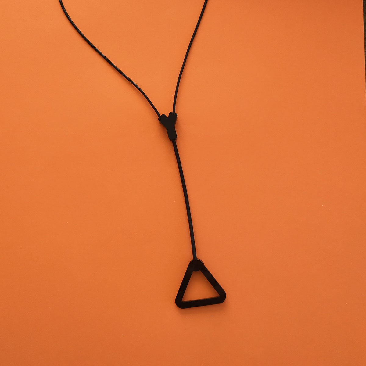 Anime Chainsaw Man Necklace Denji Cosplay Triangular Pull Ring