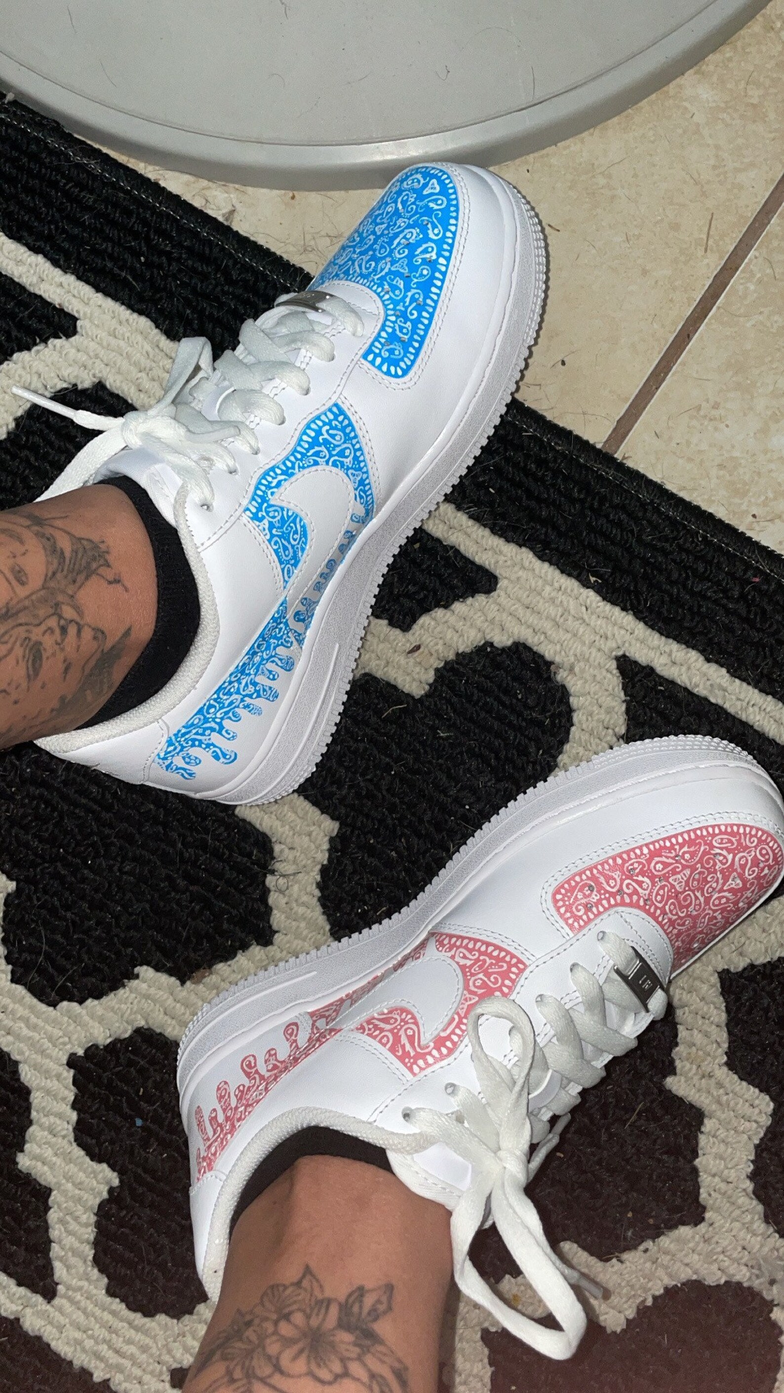 Bandana custom shoes Etsy