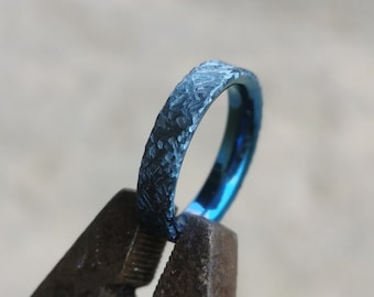 Dragon scales titanium ring Anodized, Wedding ring, Engagement ring, exotic metal, unique, special