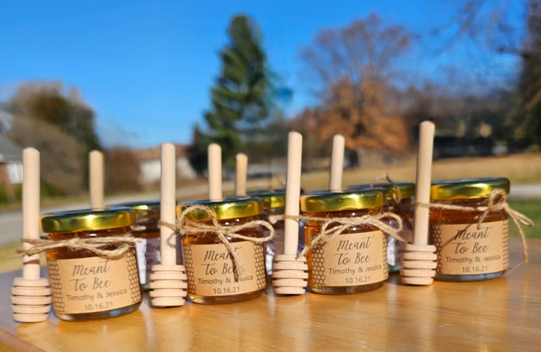 Honey Jar Wedding Favor, Mini Honey Jar, Honey Jar Party Favor, Honey