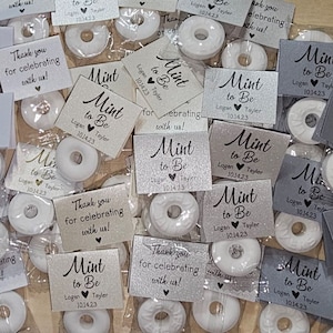 Mint to Be Wedding Favors