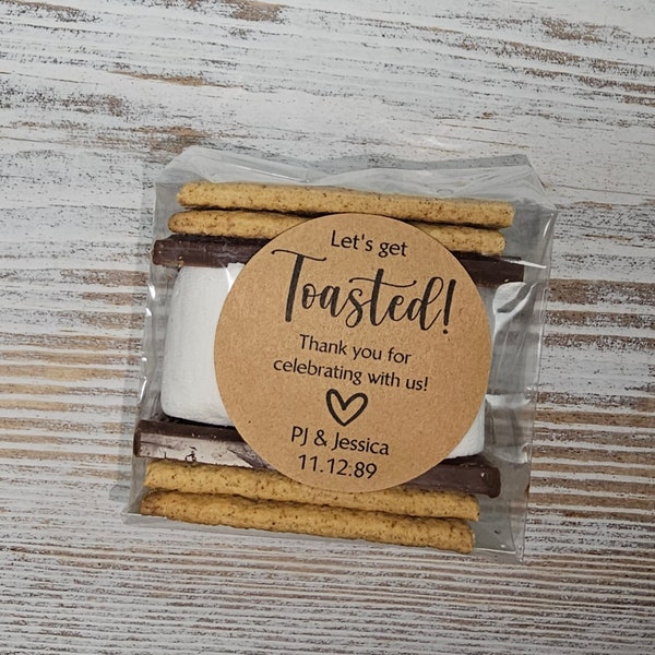 Let's Get Toasted, Smore Love, Smore's Wedding Favor