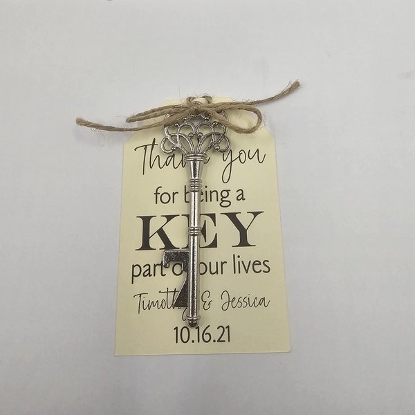 Wedding Favor Keys Etsy